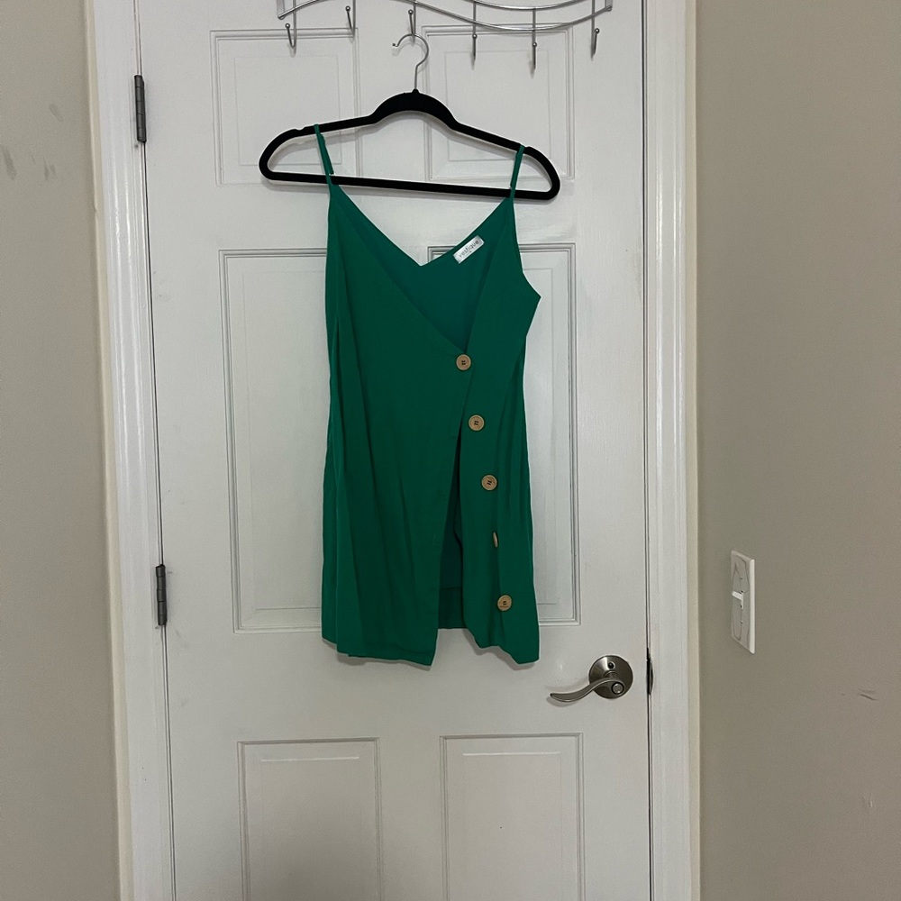 Vestique green dress